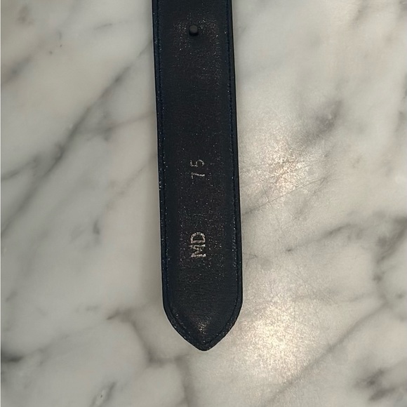 Paloma Picasso Women’s Navy / Black Leather Belt - SIZE M (75) - Picture 10 of 14